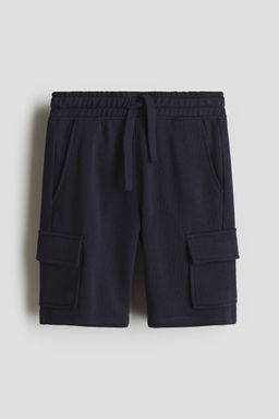 H&M - Boys Blue Sweatshirt Cargo Shorts