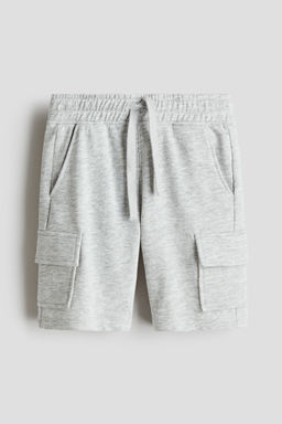 H&M - Boys Grey Sweatshirt Cargo Shorts