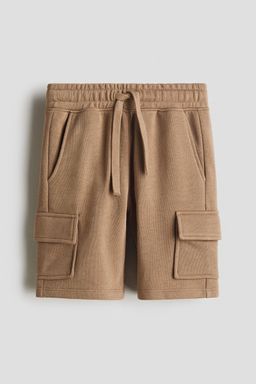 H&M - Boys Brown Sweatshirt Cargo Shorts