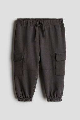 H&M - Boys Grey Cargo-Style Joggers