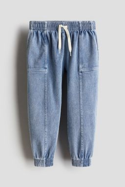 H&M - Boys Blue Denim-Look Joggers