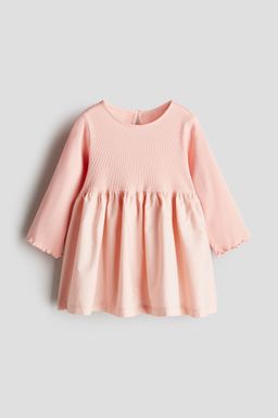 H&M - Girls Pink Long-Sleeved Dress