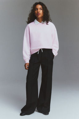 H&M - Girls Black Straight Leg Trousers