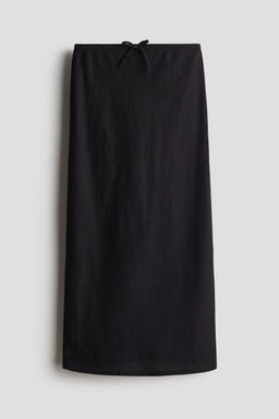 H&M - Girls Black Linen Blend Skirt