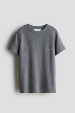 H&M - Boys Grey Textu T-Shirt