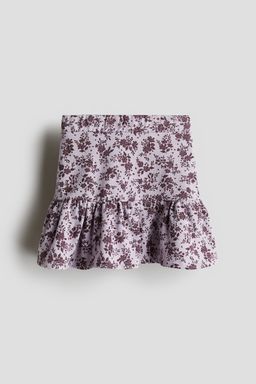 H&M - Girls Purple Patterned Skirt