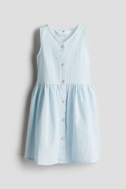H&M - Girls Blue Cotton Dress