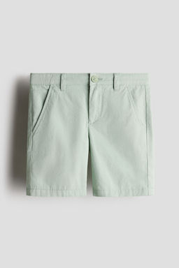 H&M - Boys Green Cotton Chino Shorts