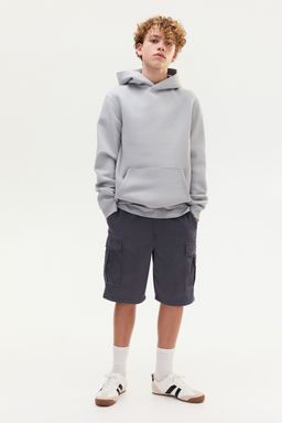H&M - Boys Grey Cargo Twill Shorts