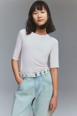 H&M - Girls Pink Jersey Top