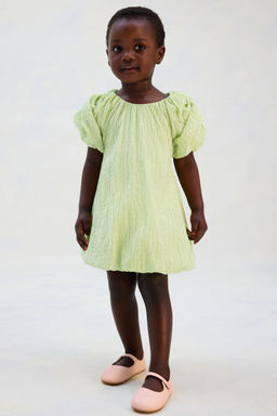 H&M - Girls Green Seersucker Dress