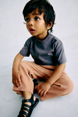H&M - Boys Orange Cotton Trousers
