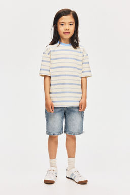H&M - Boys Blue Loose Fit Denim Shorts