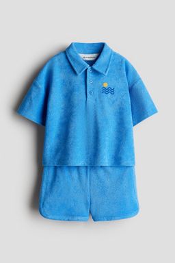 H&M - Boys Blue 2-Piece Terry Set