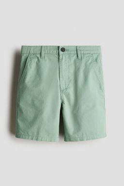 H&M - Boys Green Cotton Chino Shorts