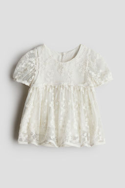 H&M - Girls White Lace Blouse