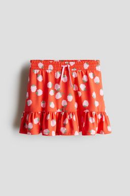 H&M - Girls Red Flounce-Trimmed Skirt