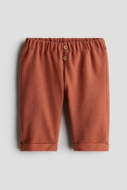 H&M - Girls Orange Button-Front Trousers