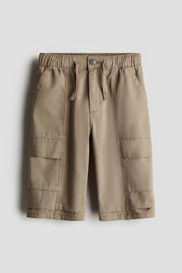 H&M - Boys Beige Twill Cargo Shorts