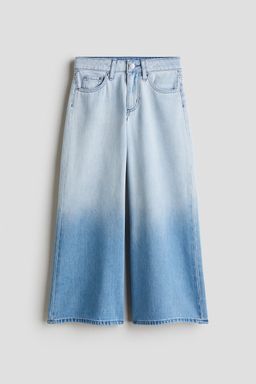H&M - Girls Blue Wide-Leg Jeans