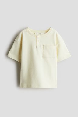 H&M - Boys Yellow Textu Henley Top