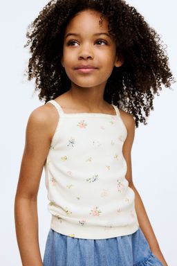 H&M - Girls 2-Pack Cotton Strappy Tops