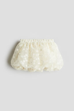 H&M - Girls White Tulle Balloon Skirt