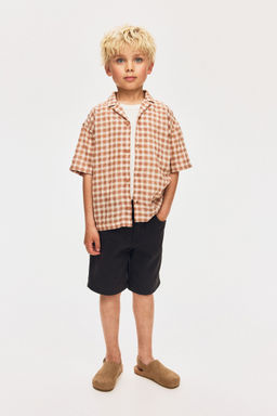 H&M - Boys Pink Cotton-Blend Resort Shirt