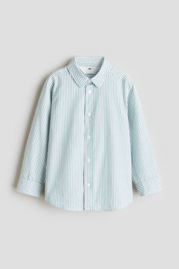 H&M - Boys Green Cotton Shirt