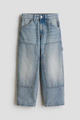 H&M - Boys Blue Baggy Fit Carpenter Jeans