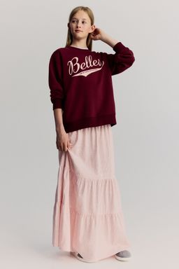 H&M - Girls Pink Tie Cotton Skirt