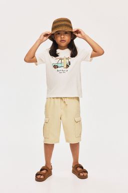 H&M - Boys Beige Cargo Shorts