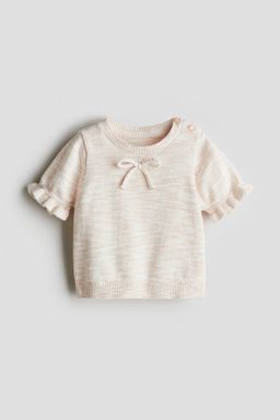 H&M - Girls Pink Fine-Knit Top