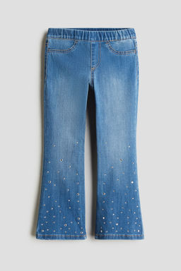 H&M - Girls Blue Embellished Jeggings