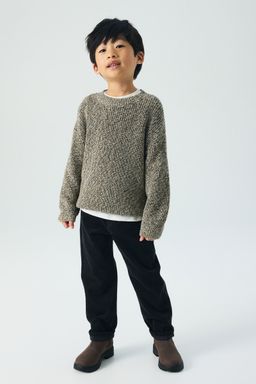H&M - Boys Black Relaxed Fit Corduroy Trousers