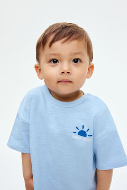 H&M - Boys Blue Printed T-Shirt