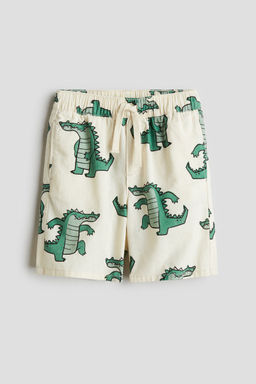 H&M - Boys Beige Linen-Blend Shorts