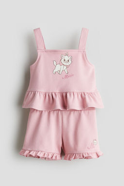 H&M - Girls Pink 2-Piece Sweatshirt Set