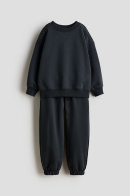 H&M - Boys Grey 2-Piece Sweatshirt Set