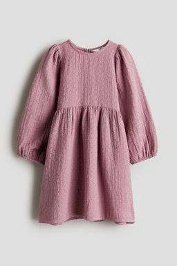 H&M - Girls Pink Cotton Muslin Dress