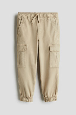 H&M - Boys Beige Cargo Trousers