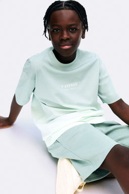 H&M - Boys Turquoise Printed T-Shirt
