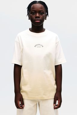 H&M - Boys Beige Printed T-Shirt