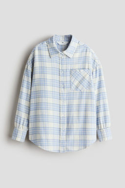H&M - Girls Blue Flannel Shirt