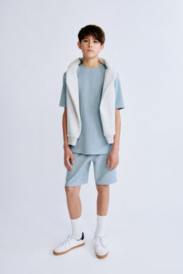 H&M - Boys Blue 2-Piece Textu Set