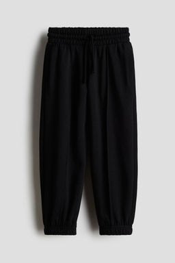 H&M - Boys Black Crease-Leg Joggers