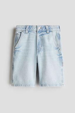 H&M - Boys Blue Loose-Fit Carpenter Shorts
