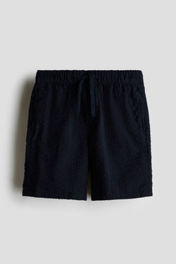 H&M - Boys Blue Cotton Seersucker Shorts