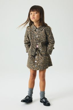 H&M - Girls Beige Paper Bag Denim Skirt