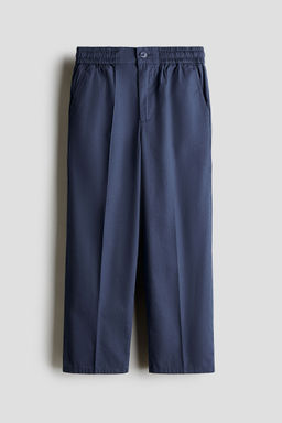 H&M - Boys Blue Loose-Fit Cotton Chinos